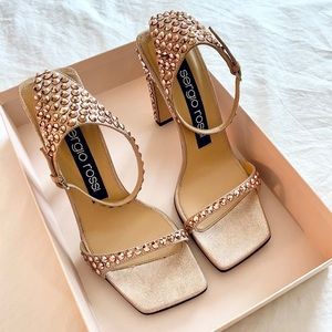 Sergio Rossi embellished heels